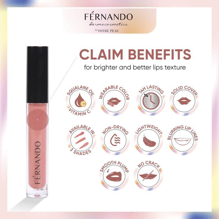 BUY 1 GET 2 - Fernando Cosmetics Lip Whipped Cream