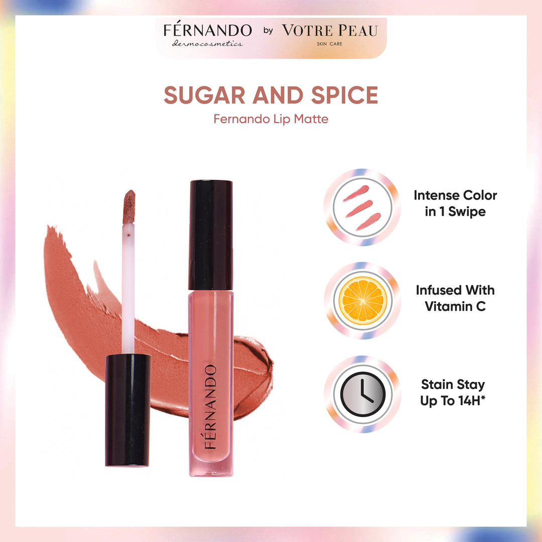 Fernando Cosmetics Lip Whipped Cream - Sugar and Spice Lip Cream