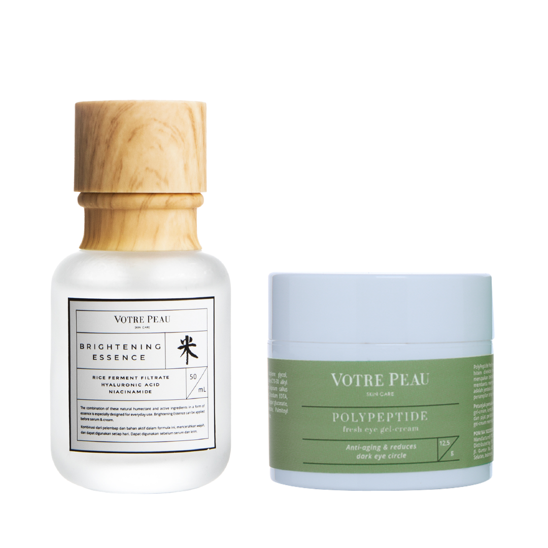 Votre Peau Combo : Polypeptide Eye Cream with Brightening Essence