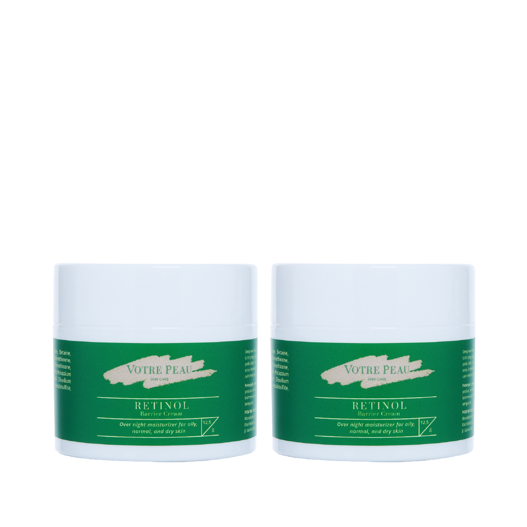 Pack of 2 - Retinol Barrier Cream 12,5gr Votre Peau Skin Care - Cream Jerawat