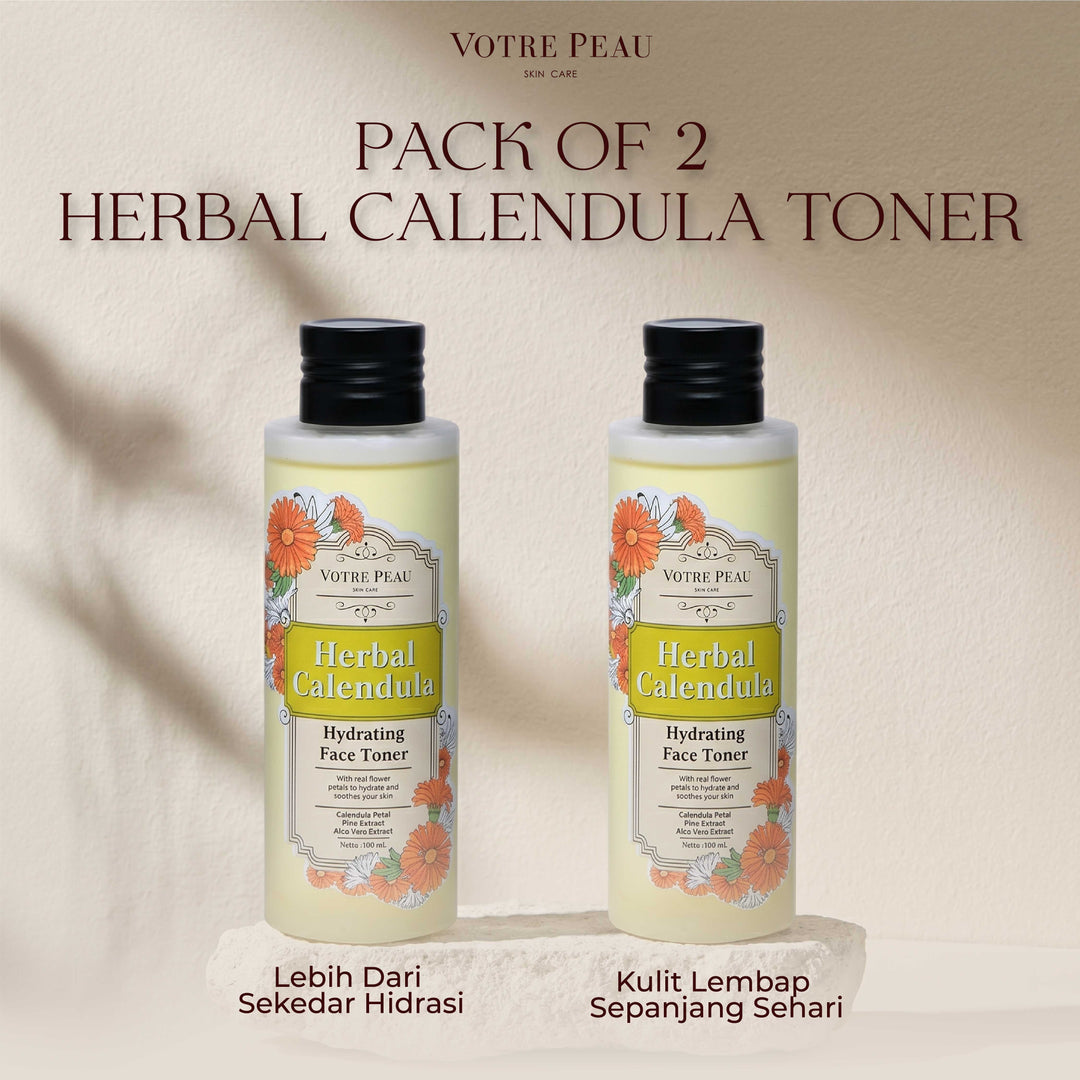 Pack of 2 - Votre Peau Skin Care Herbal Calendula Hydrating Face Toner 100ml