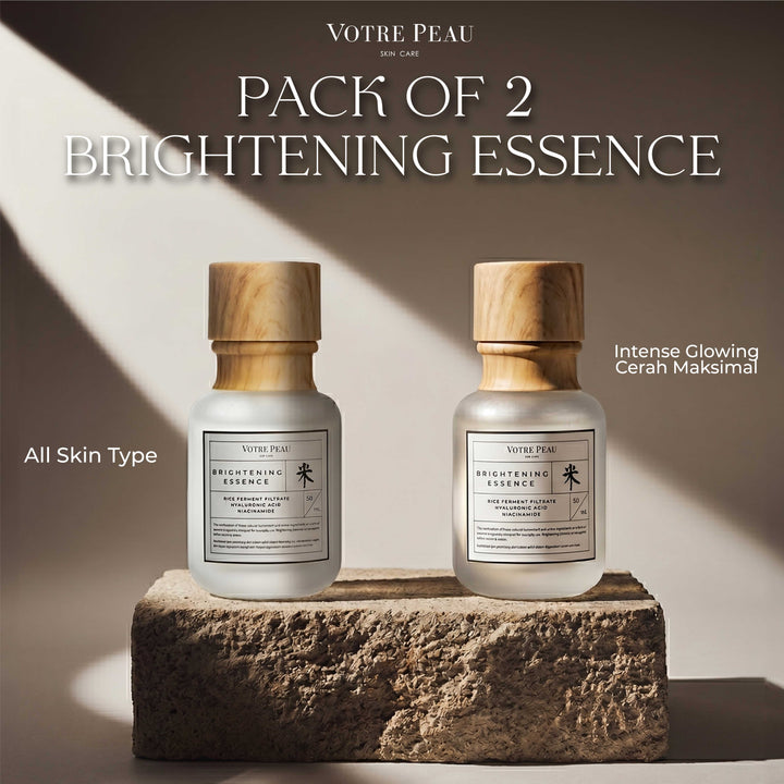 Pack of 2 - Votre Peau Brightening Essence With Niacinamide, Hyaluronic Acid & RFF 50ml