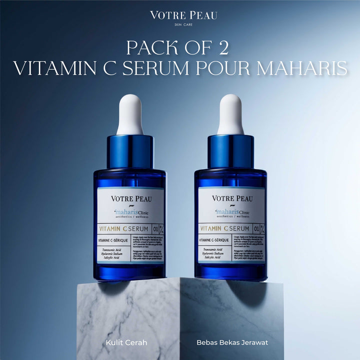 Pack of 2 - Votre Peau Skin Care Vitamin C Serum Pour Maharis Clinic 30ml