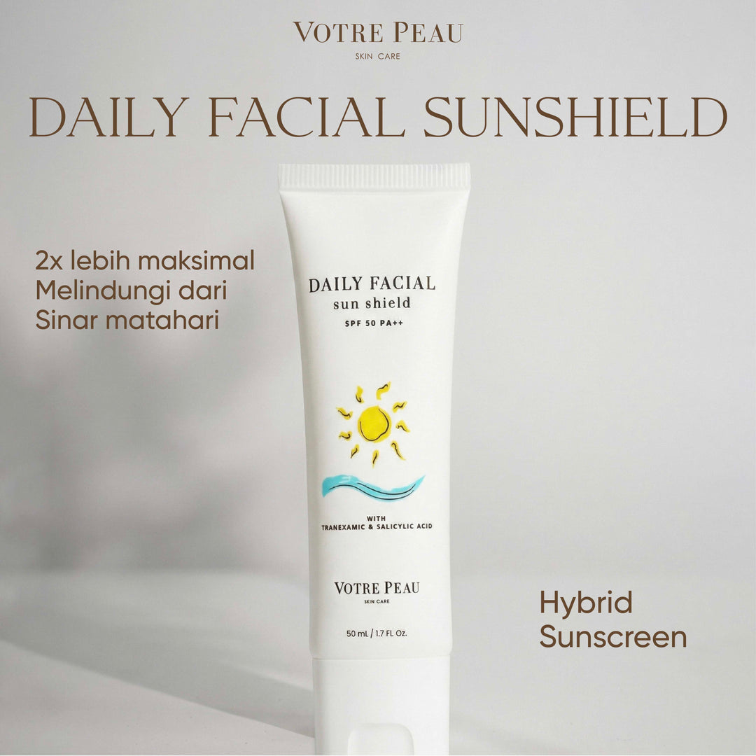 Votre Peau Skin Care Daily Facial Sun Shield SPF 50 PA ++ 30ml