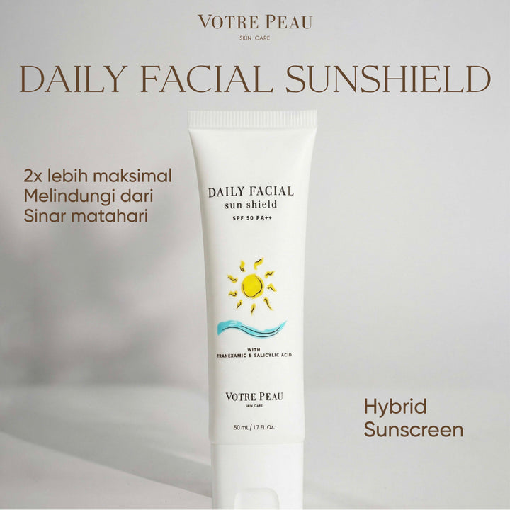 Votre Peau Skin Care Daily Facial Sun Shield SPF 50 PA ++ 30ml