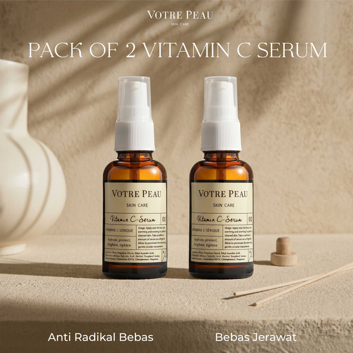 Pack of 2 - Votre Peau Vitamin C Serum 30ml