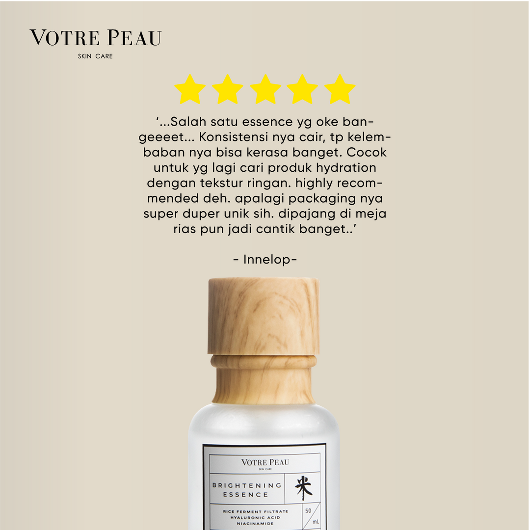 Votre Peau Brightening Essence With Niacinamide, Hyaluronic Acid
