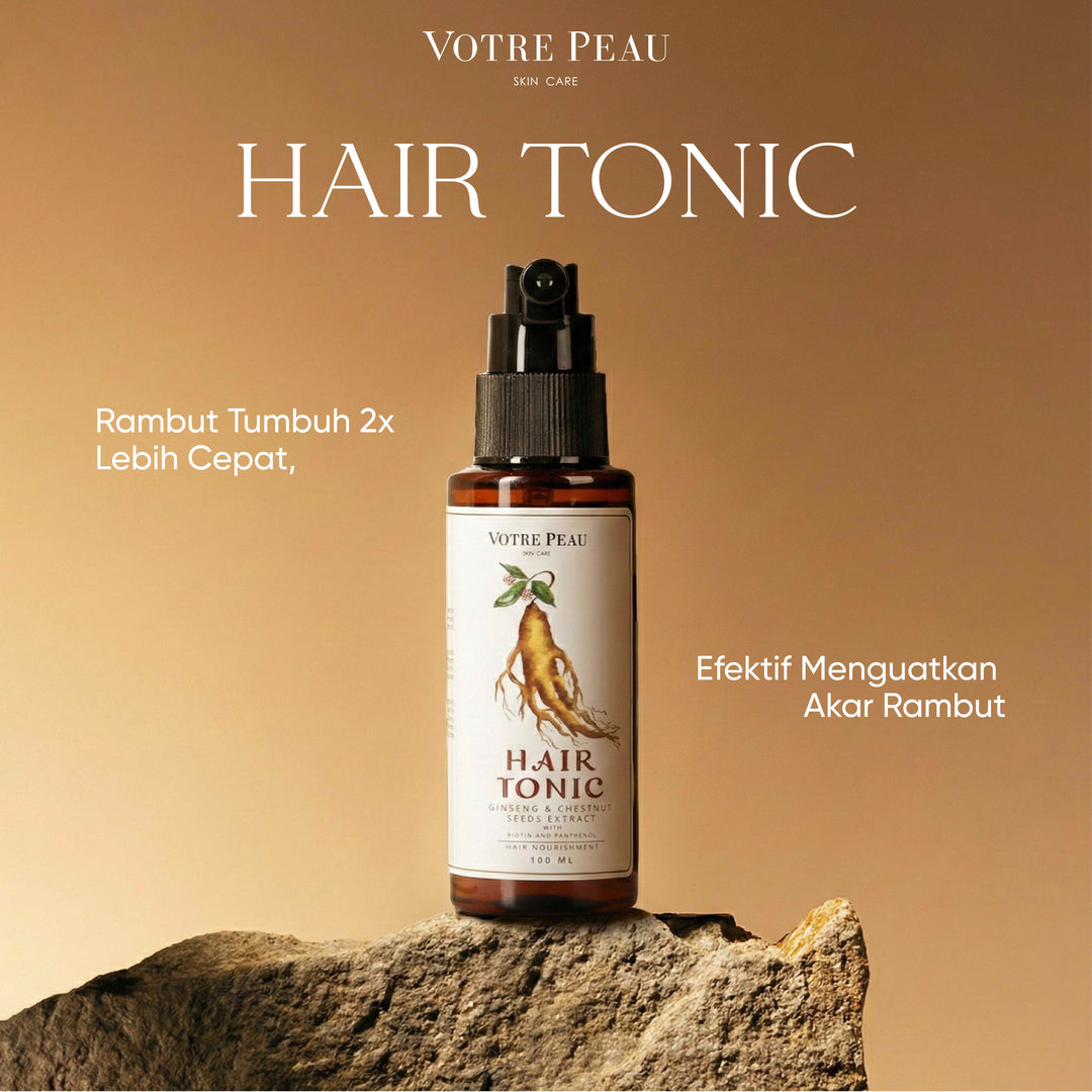 Votre Peau Hair Tonic with Ginseng and Chestnut Seeds Extract 100ml