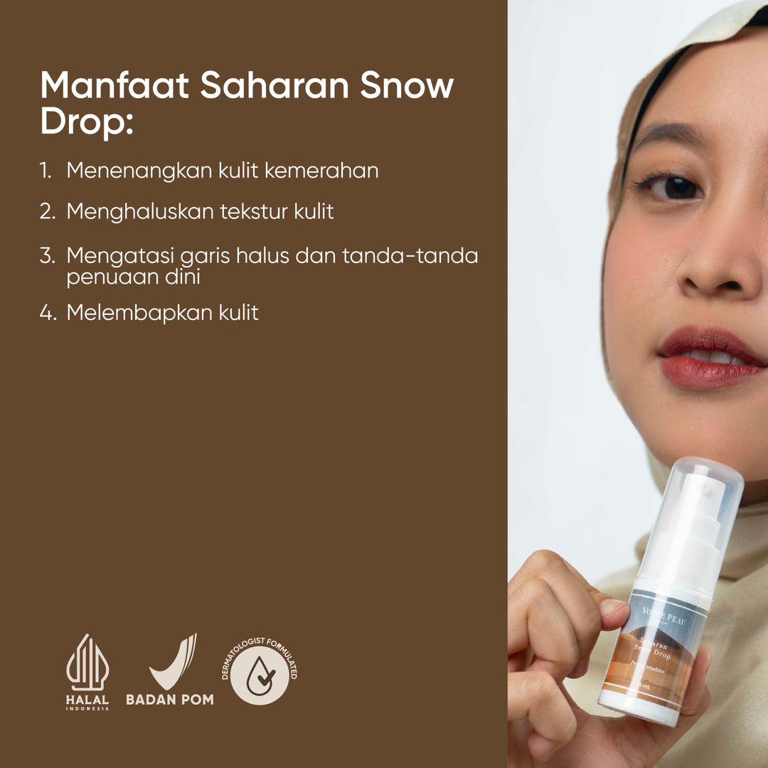 Votre Peau Saharan Snow Drop Face Emulsion 15ml