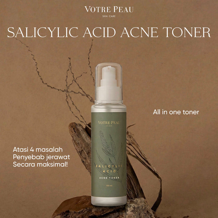 Votre Peau Salycilic Acid Acne Toner 100ml - Toner Wajah Berjerawat