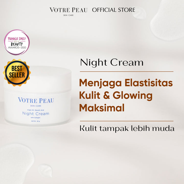Votre Peau Skin Care Night Cream With Collagen 30g