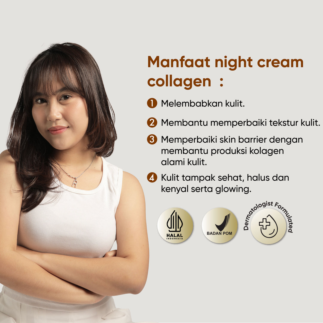 Votre Peau Skin Care Night Cream With Collagen 30g