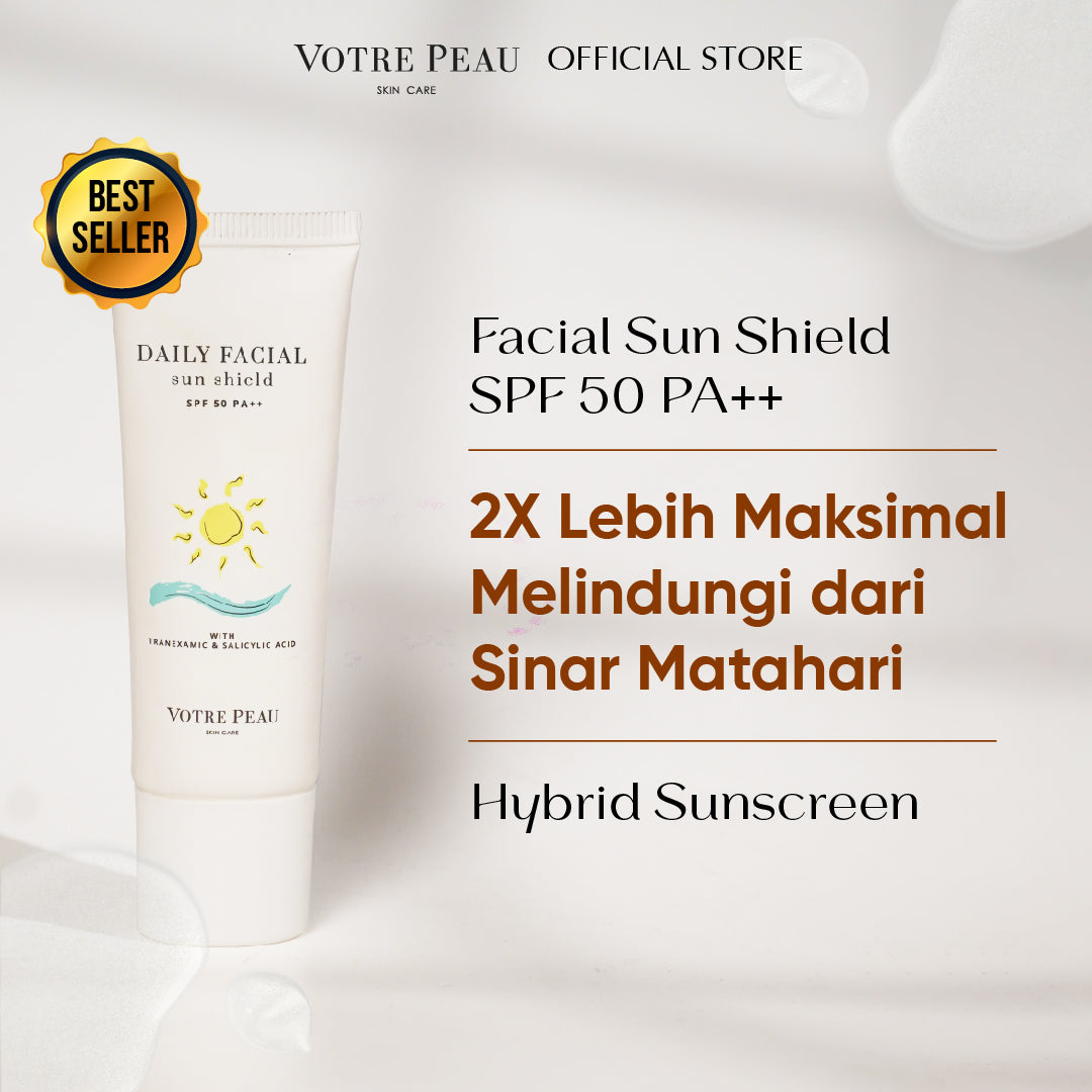 Votre Peau Skin Care Daily Facial Sun Shield SPF 50 PA ++ 30ml