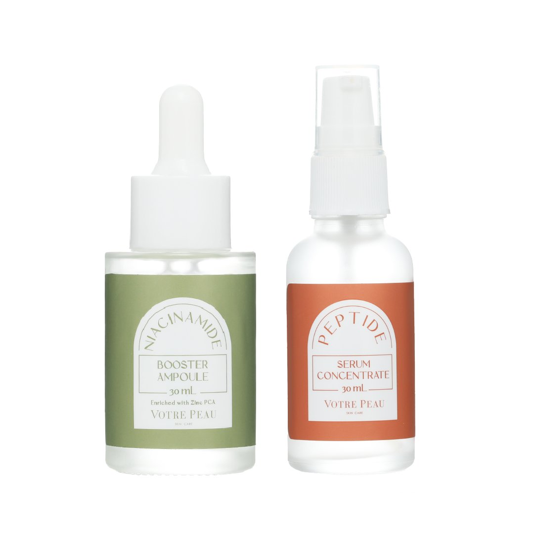 Votre Peau Combo Serum : Niacinamide Booster Ampoule & Serum Peptide