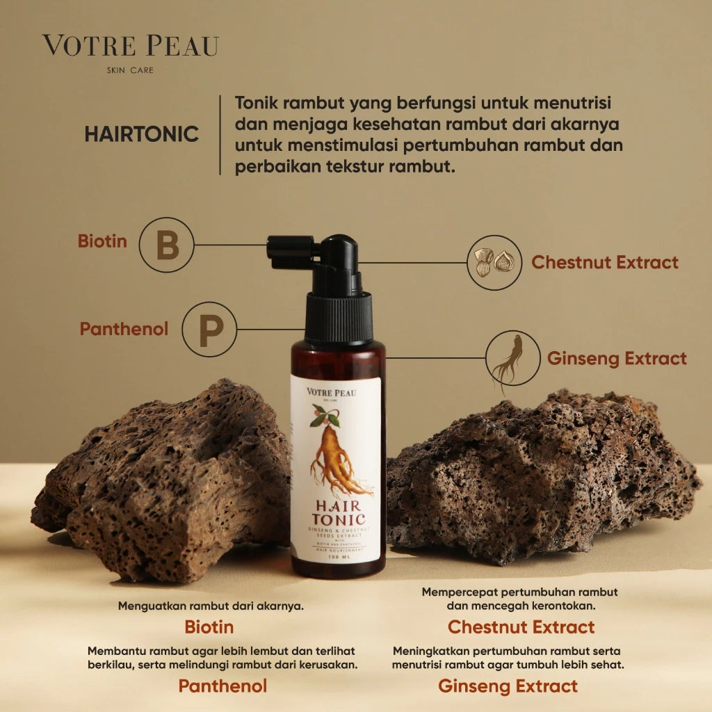 Votre Peau Combo : Water Lite Sunscreen SPF 50PA++++ & Hair Tonic 100ml