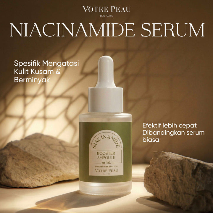 Votre Peau Niacinamide Booster Ampoule 30ml - Serum Jerawat dan Kulit Glowing