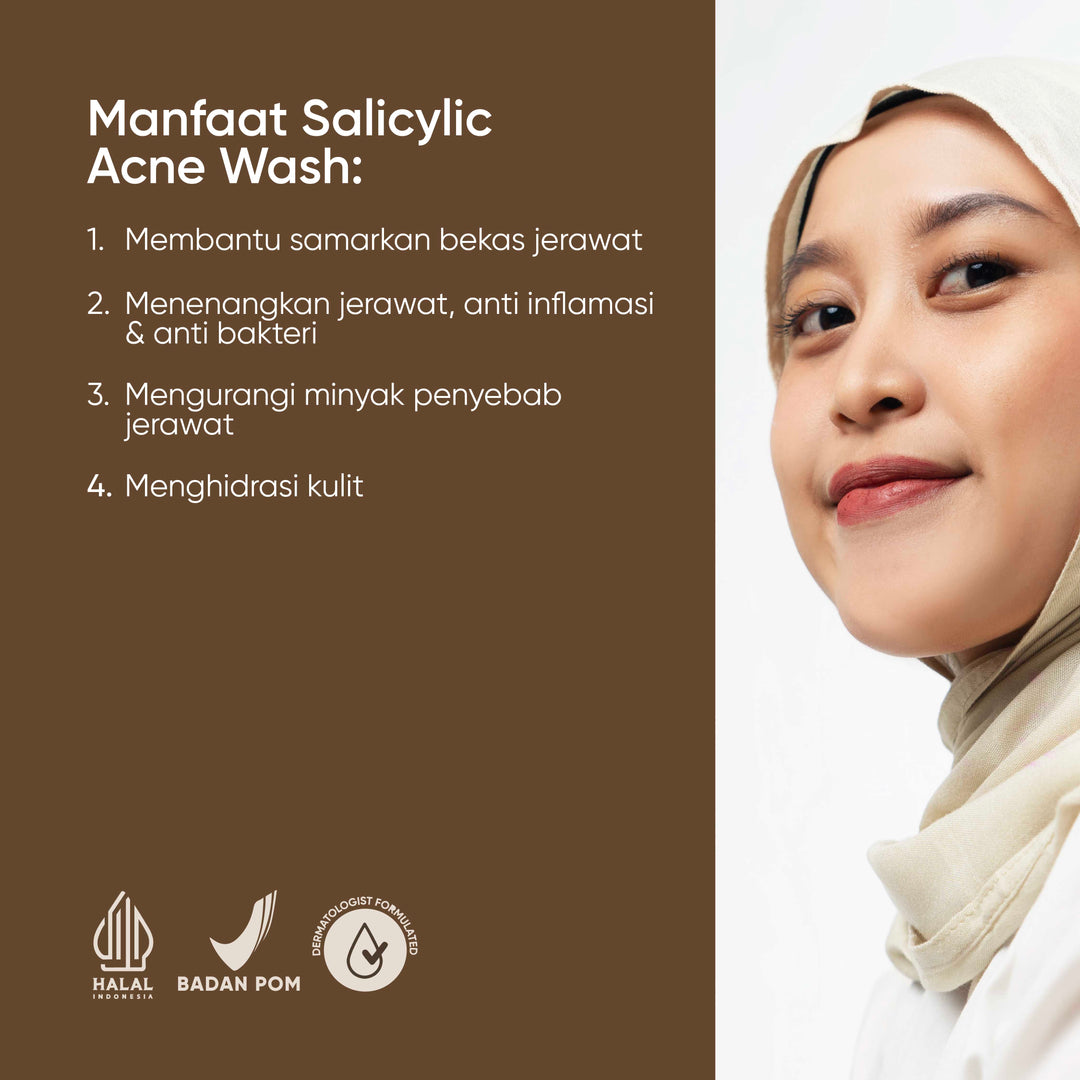 Votre Peau Salycilic Acid Acne Facial Wash 100ml - Sabun Wajah Berjerawat