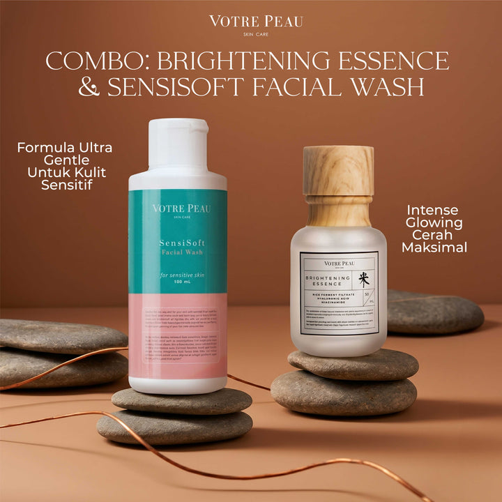 Votre Peau Combo : Brightening Essence & Sensisoft 100ml