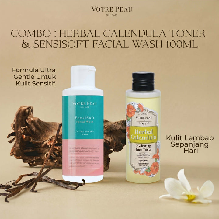 Votre Peau Combo : Calendula Toner & Sensisoft 100ml